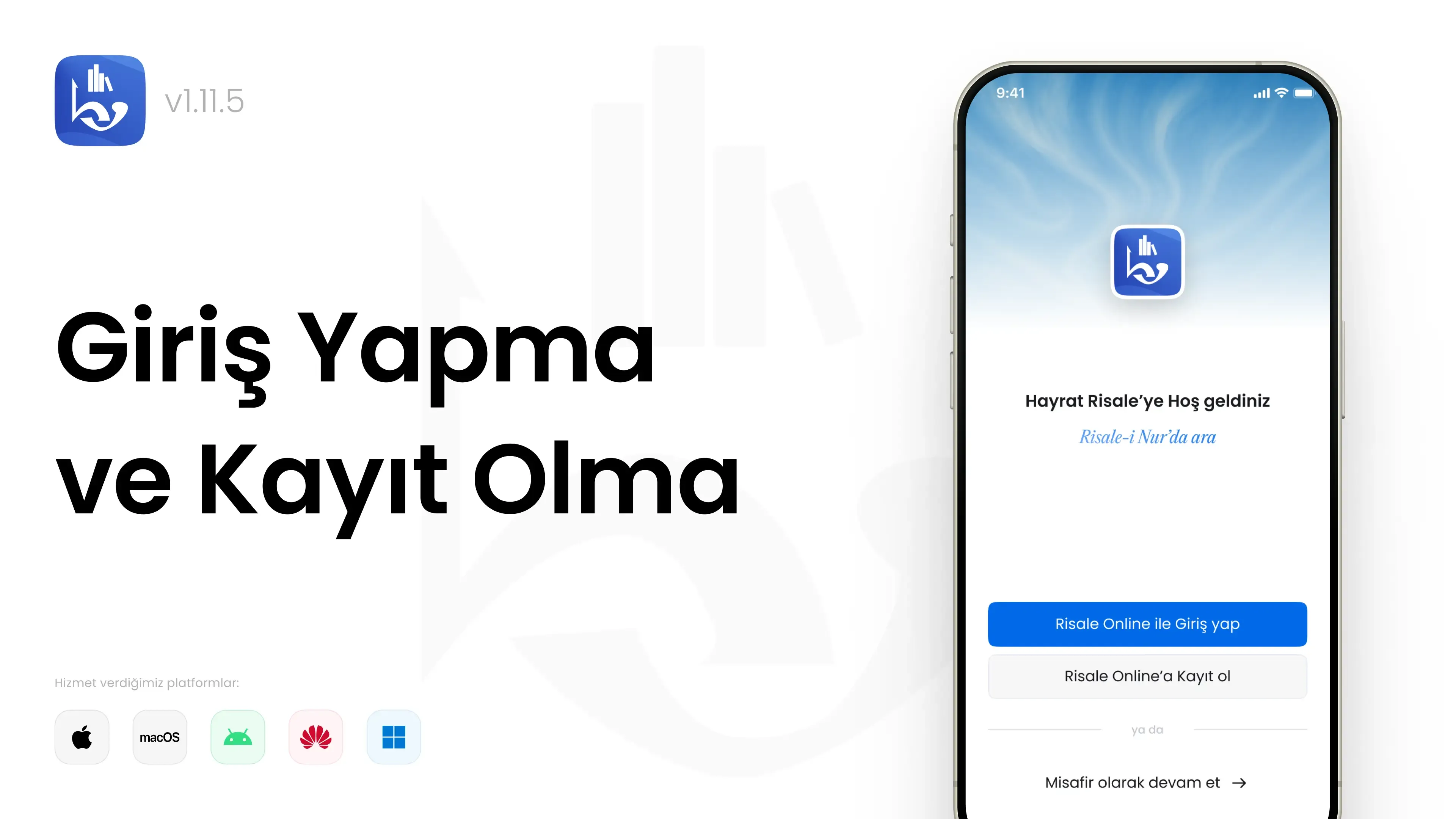 Giriş Yapma ve Kayıt Olma